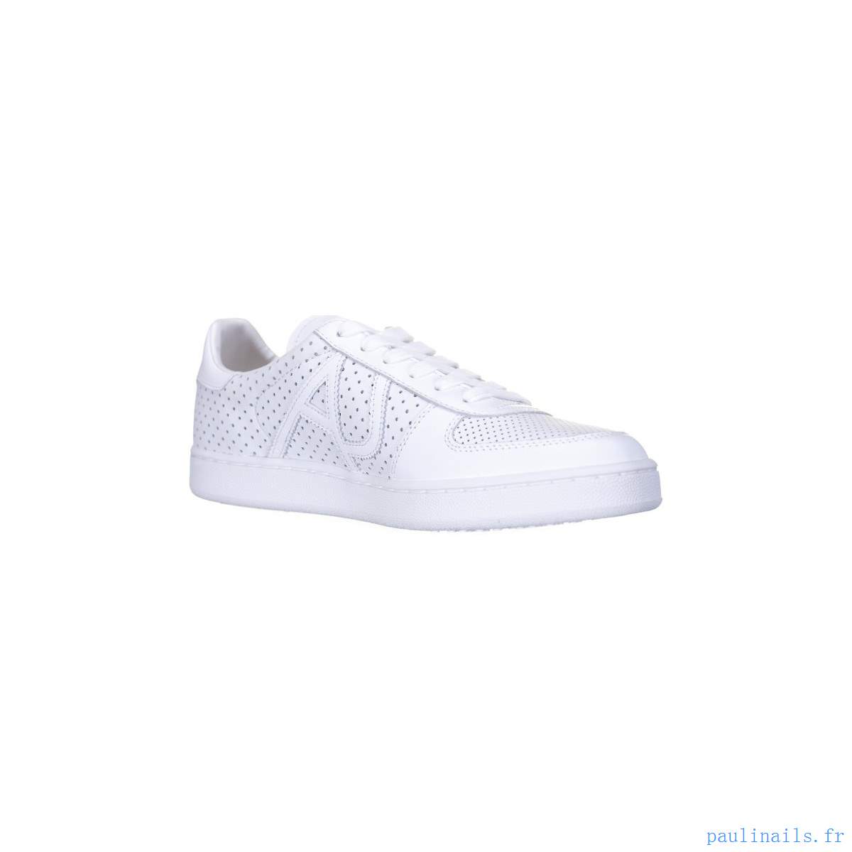 chaussure armani blanche