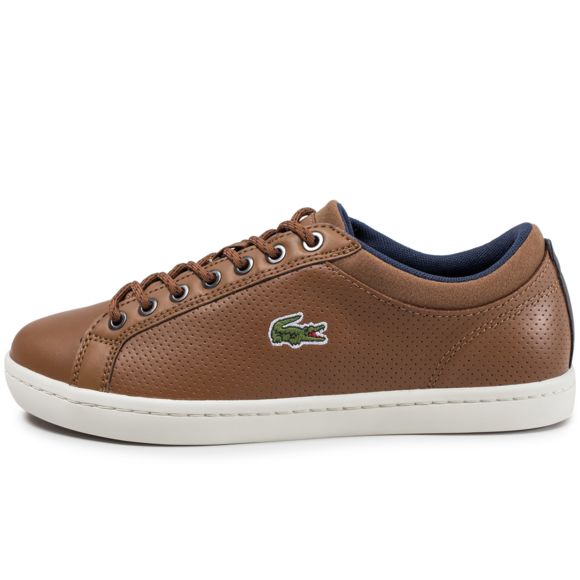 chaussure lacoste marron