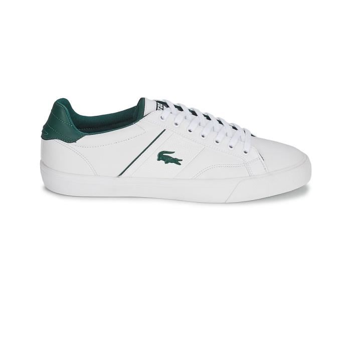 chaussure lacoste verte