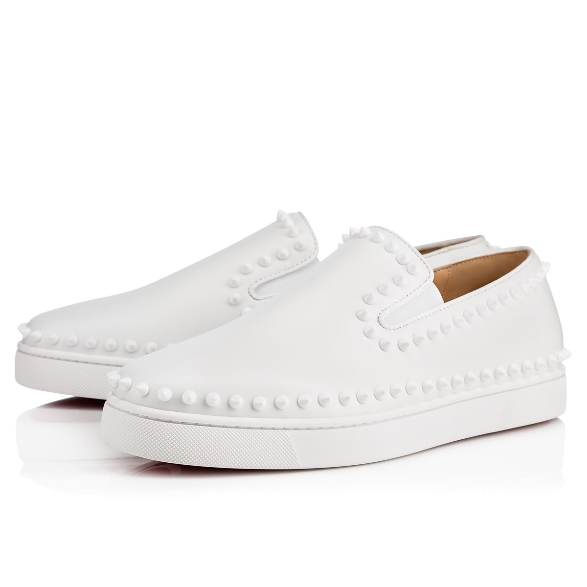 louboutin homme basse blanche